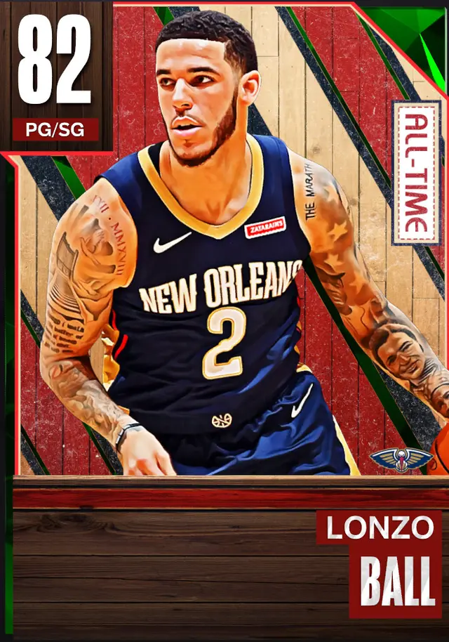 (EMERALD) Lonzo Ball (82 OVR)