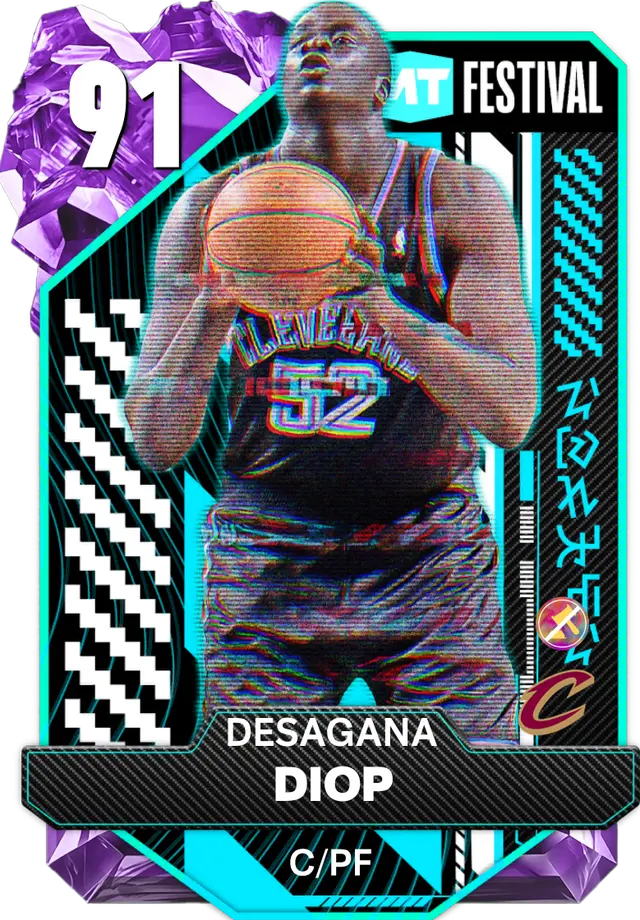 (AMETHYST) DeSagana Diop (91 OVR)