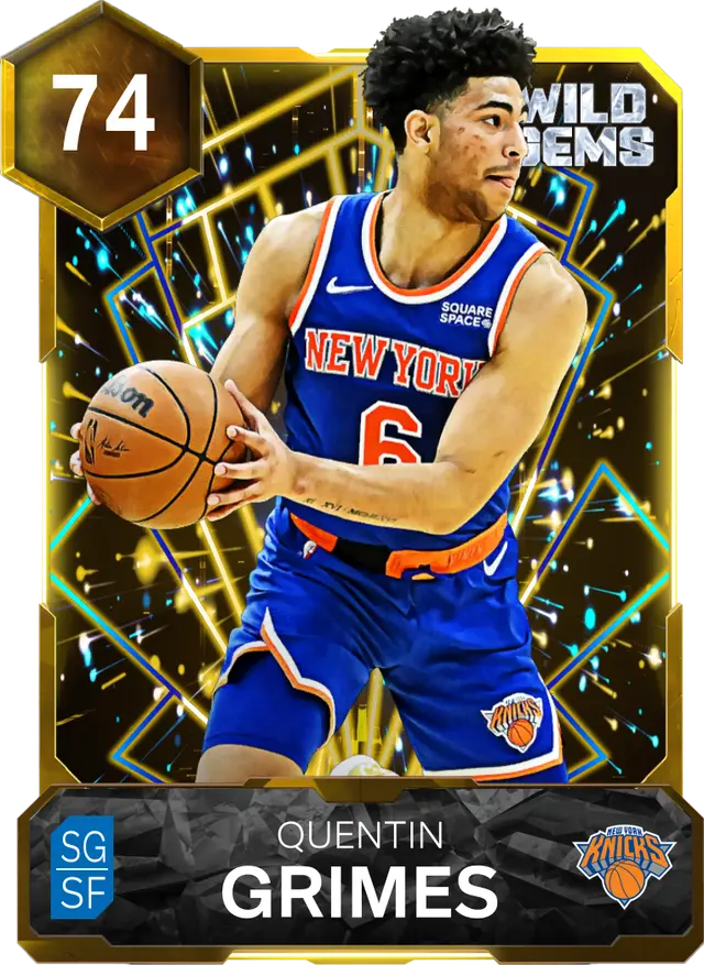 74 Quentin Grimes | Gold Wild Gems