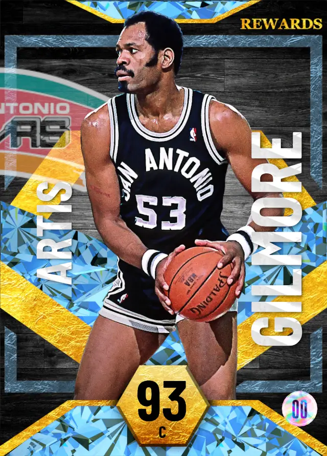 (DIAMOND) Artis Gilmore (93 OVR)