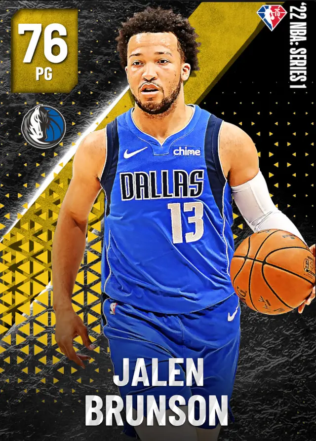 (GOLD) Jalen Brunson (76 OVR)