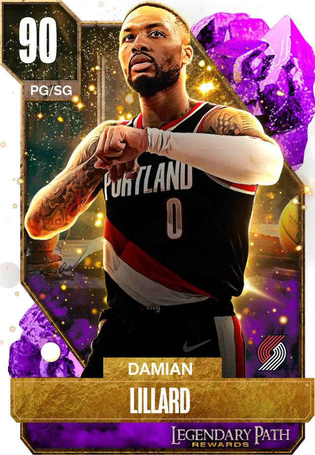 (AMETHYST) Damian Lillard (90 OVR)