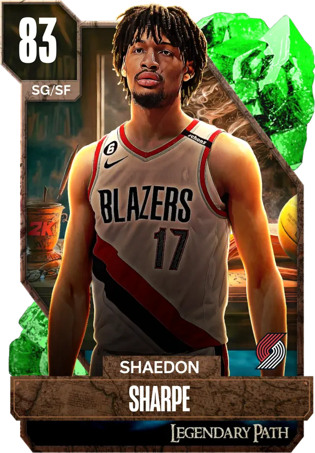 (EMERALD) Shaedon Sharpe (83 OVR)