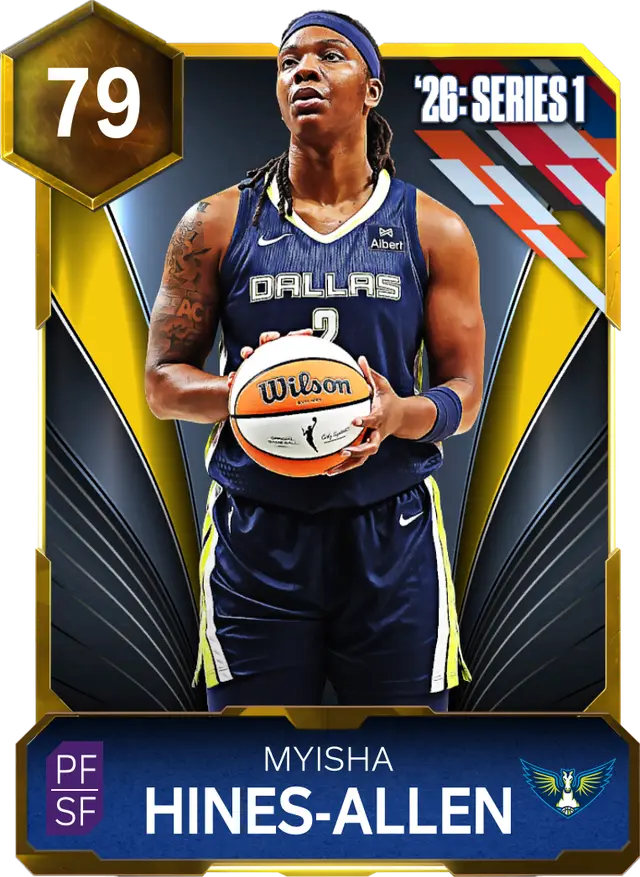(GOLD) Myisha Hines-Allen (79 OVR)
