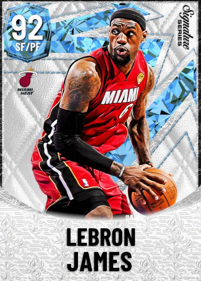 (DIAMOND) LeBron James (92 OVR)