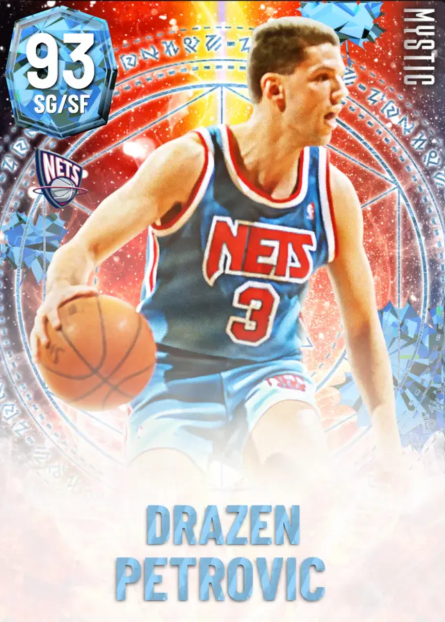 (DIAMOND) Drazen Petrovic (93 OVR)