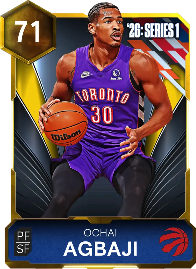 (GOLD) Ochai Agbaji (71 OVR)