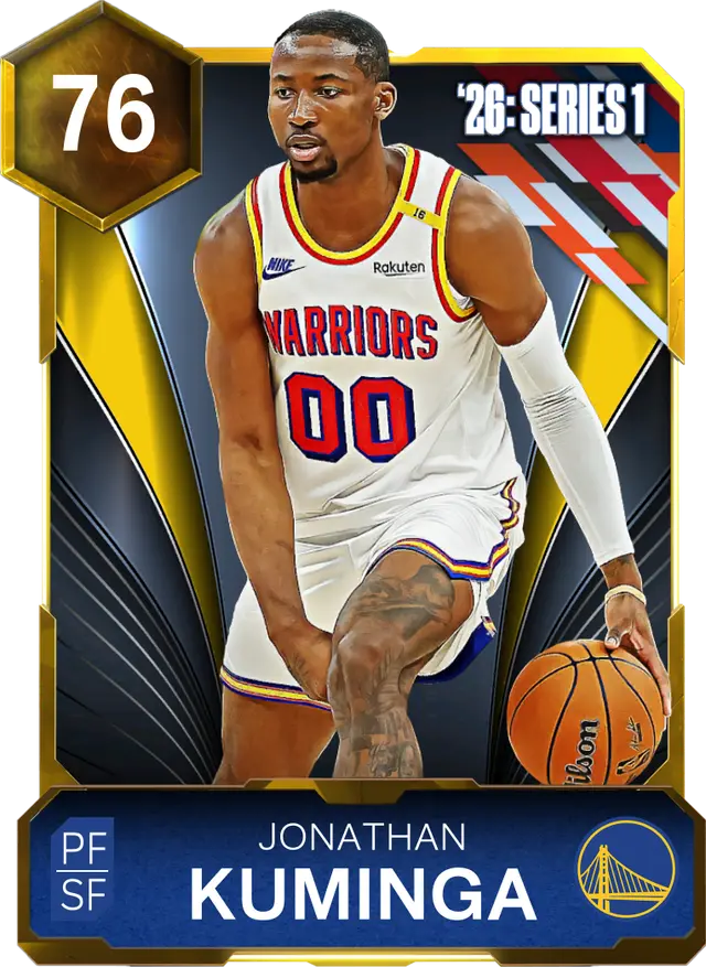(GOLD) Jonathan Kuminga (76 OVR)