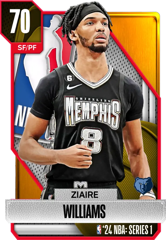 (GOLD) Ziaire Williams (70 OVR)