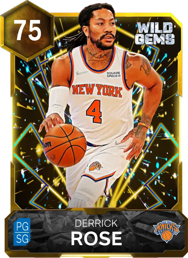 (GOLD) Derrick Rose (75 OVR)