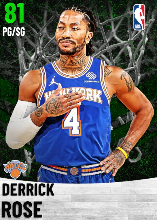 (EMERALD) Derrick Rose (81 OVR)