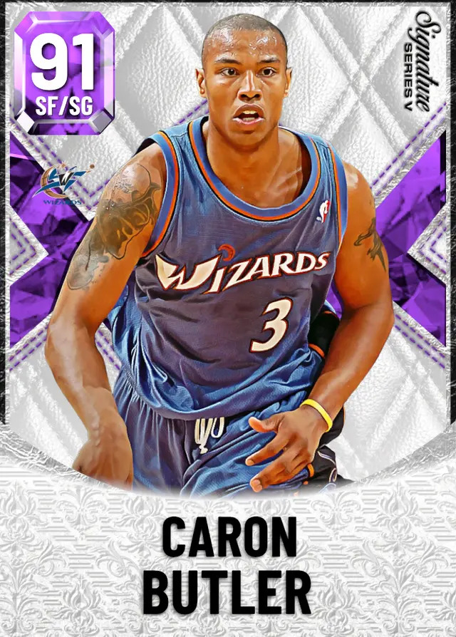 (AMETHYST) Caron Butler (91 OVR)