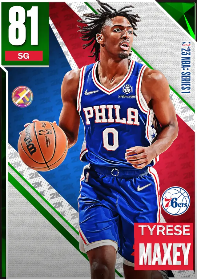 (EMERALD) Tyrese Maxey (81 OVR)