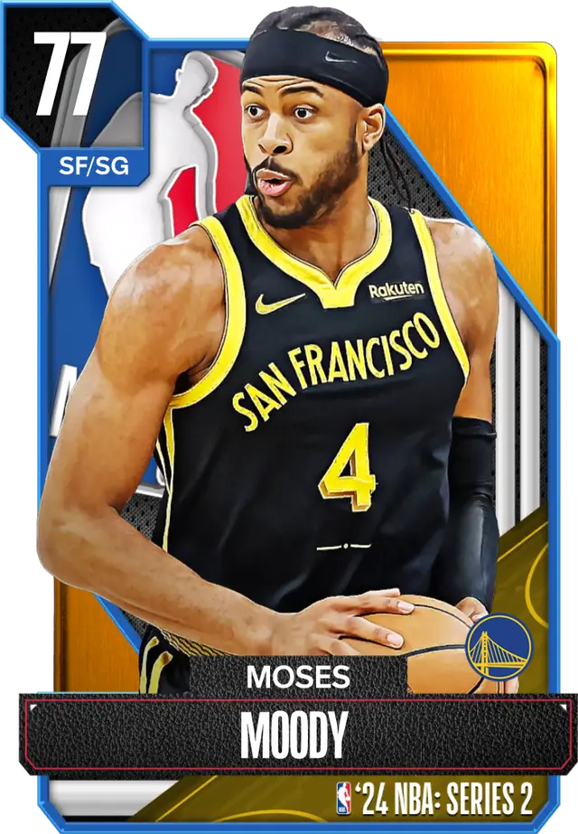 (GOLD) Moses Moody (77 OVR)