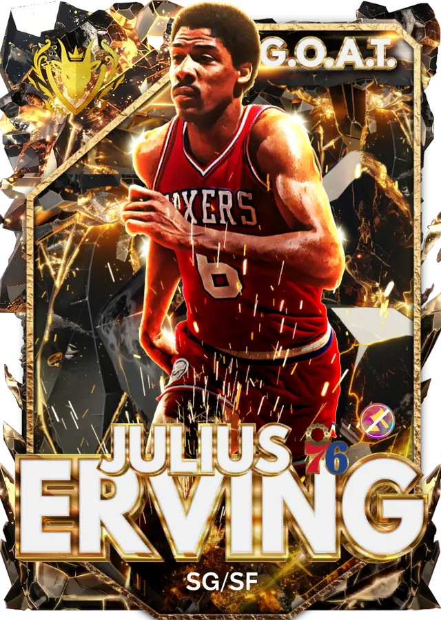 (GOAT) Julius Erving (99 OVR)