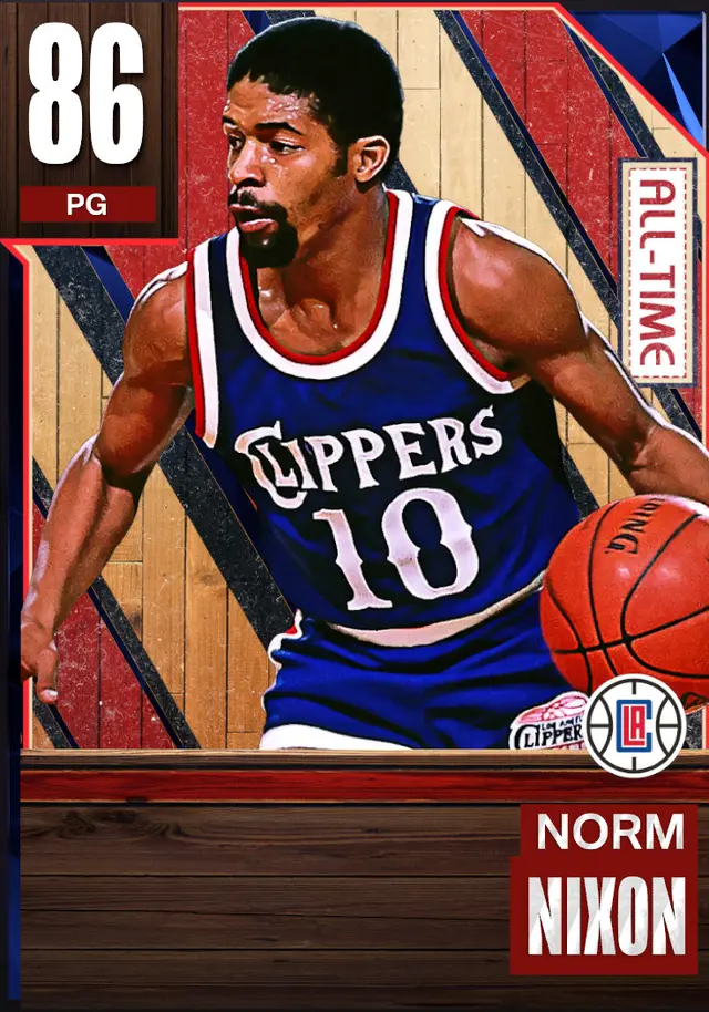 (SAPPHIRE) Norm Nixon (86 OVR)