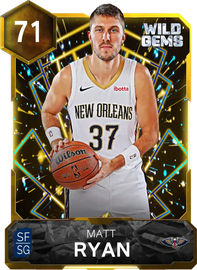 71 Matt Ryan | Gold Wild Gems