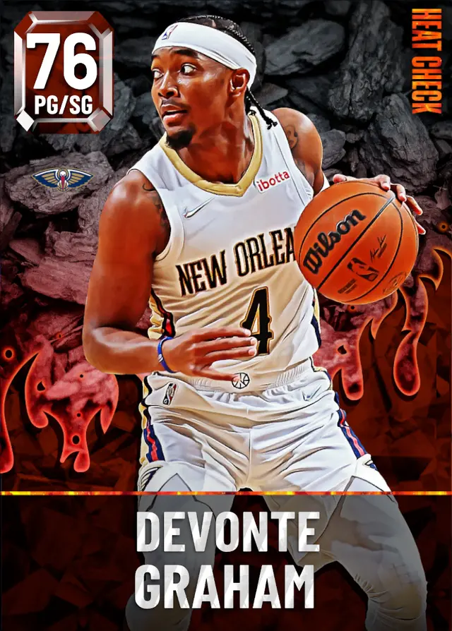(GOLD) Devonte Graham (76 OVR)