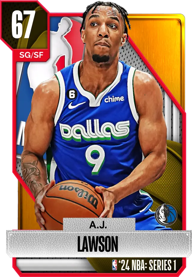 (GOLD) A.J. Lawson (67 OVR)