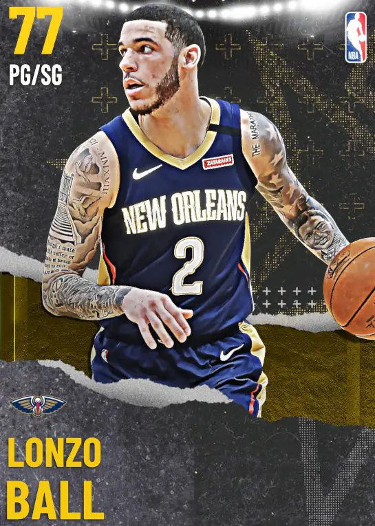 (GOLD) Lonzo Ball (77 OVR)