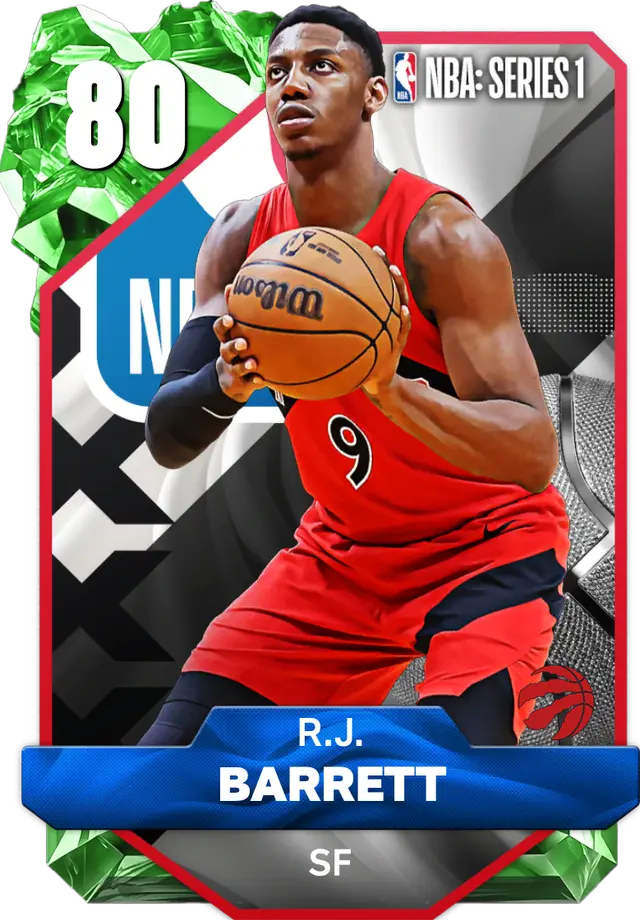 (EMERALD) R.J. Barrett (80 OVR)