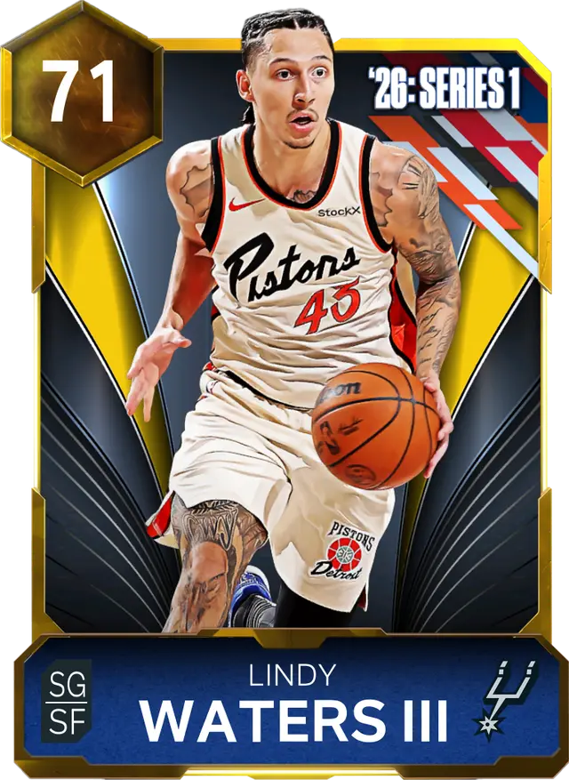 (GOLD) Lindy Waters III (71 OVR)