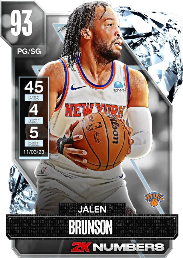 (DIAMOND) Jalen Brunson (93 OVR)