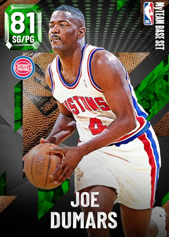 (EMERALD) Joe Dumars (81 OVR)