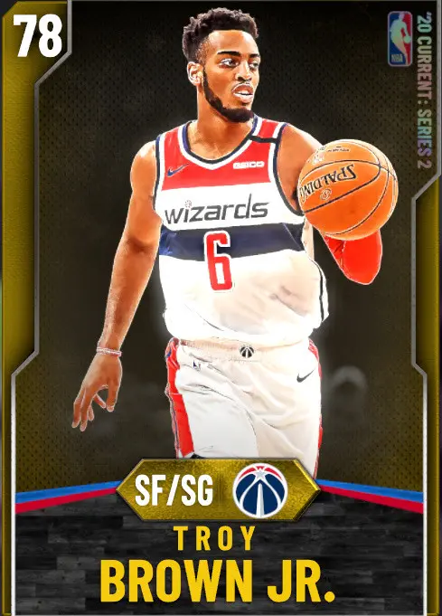 (GOLD) Troy Brown Jr. (78 OVR)