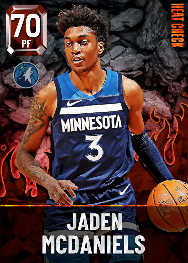 (GOLD) Jaden McDaniels (70 OVR)