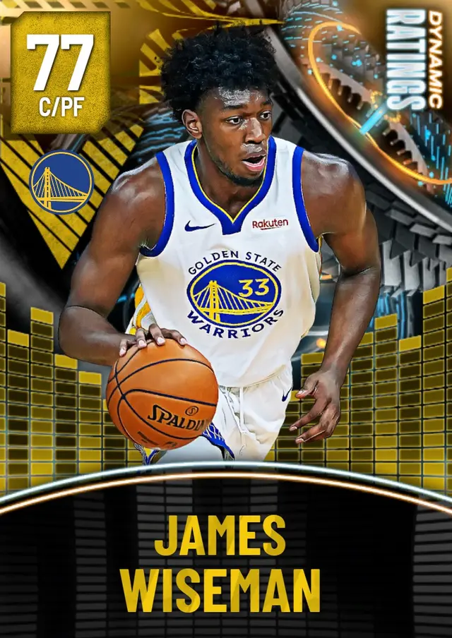 (GOLD) James Wiseman (77 OVR)