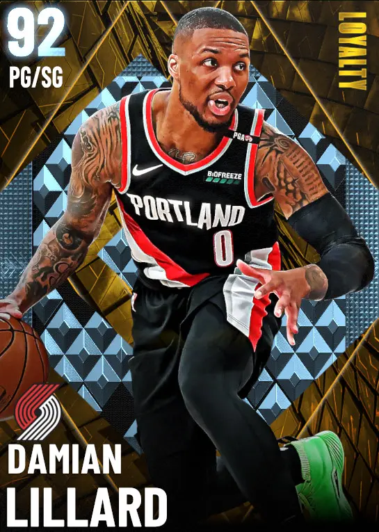 (DIAMOND) Damian Lillard (92 OVR)
