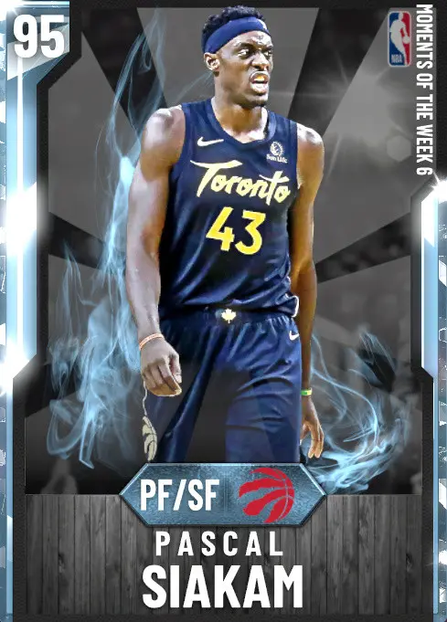 95 Pascal Siakam | Moments Of The Week 6