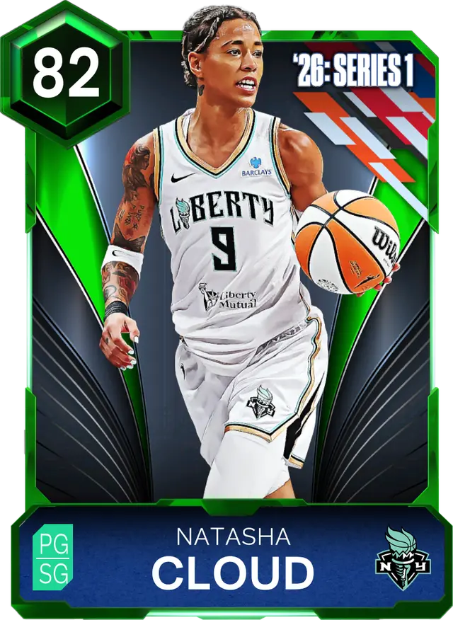 (EMERALD) Natasha Cloud (82 OVR)